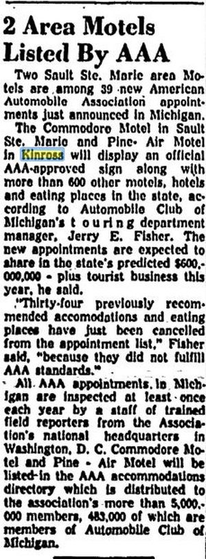 Pine-Air Grocery and Total Gas (Pine-Air Motel) - March 1957 (newer photo)